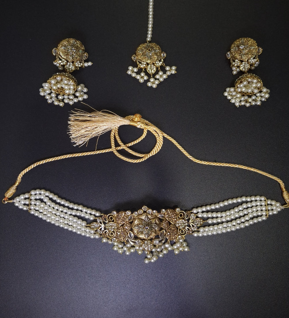 FREE Home Delivery, Handmade Attractive High Quality Traditional Antique Style Ladies Artificial Jewelry Sets - مجموعات مجوهرات نسائية صناعية على الطراز العتيق التقليدي