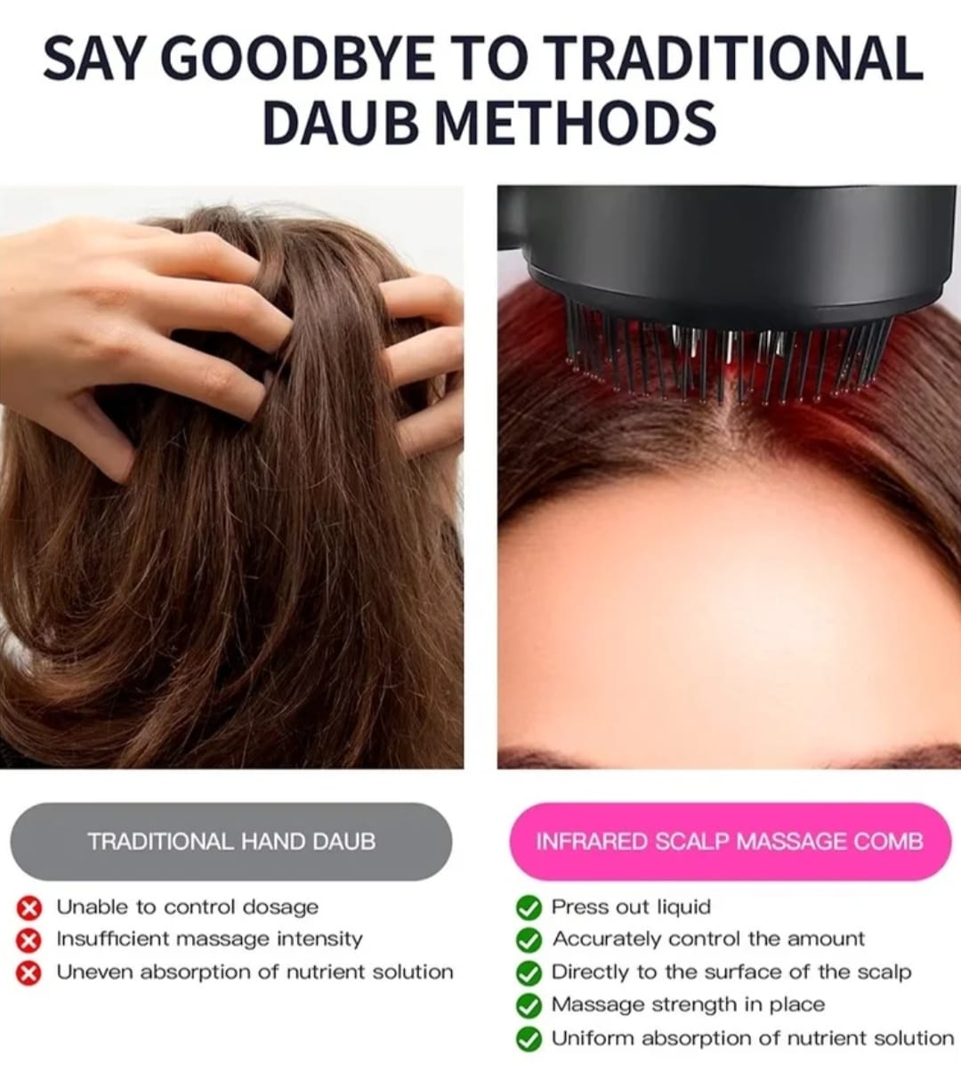 Head Massager Hair Bursh