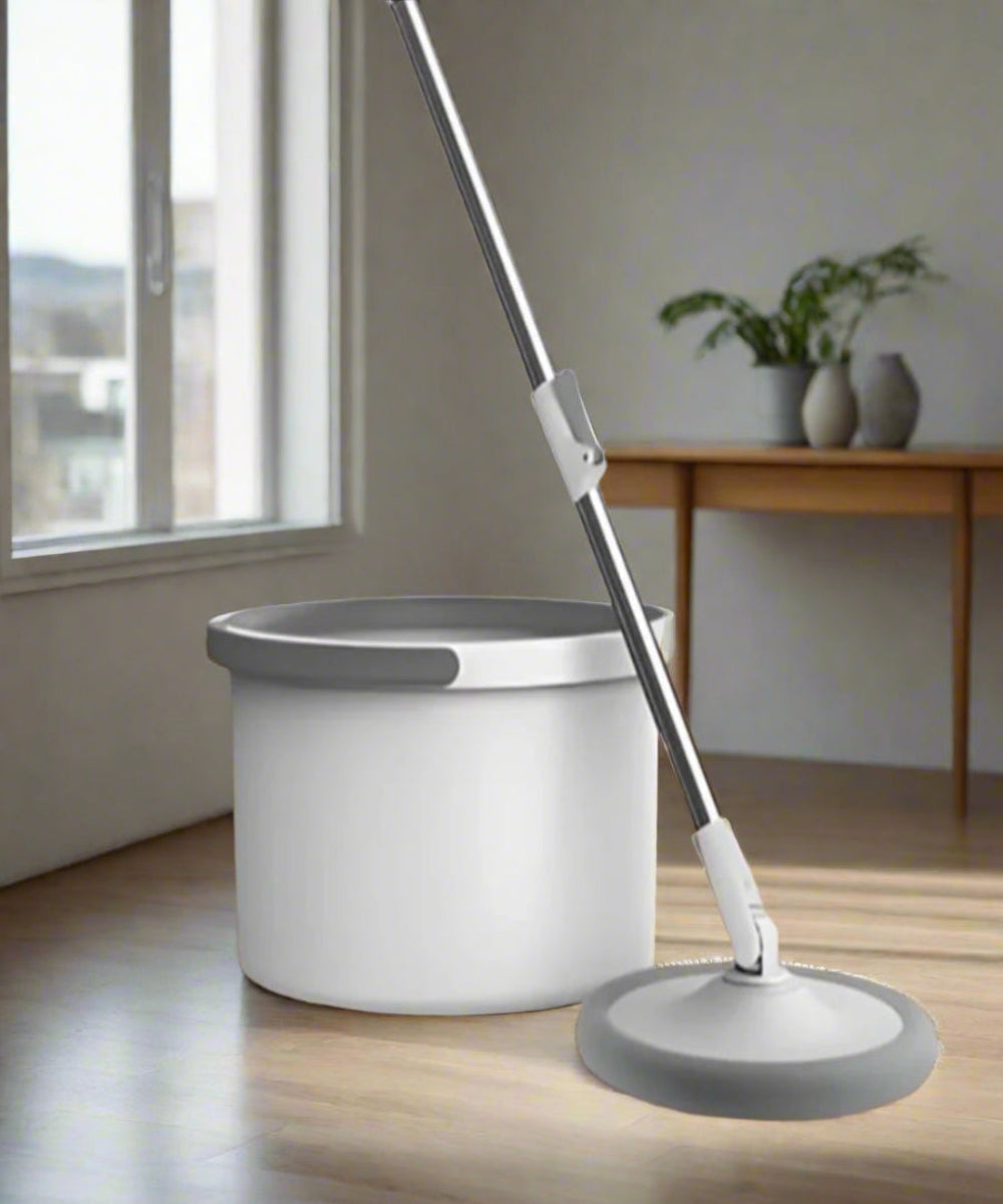 round spin mop