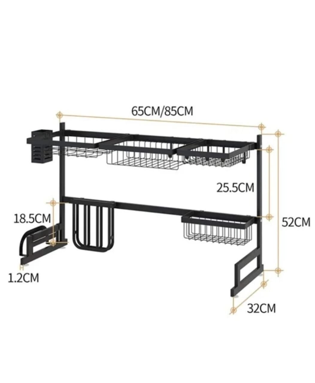 dish rack over sink