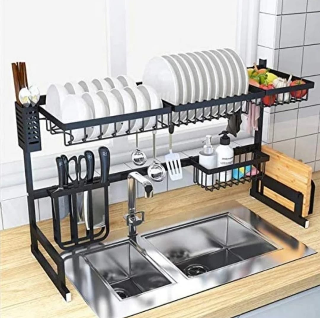 dish rack over sink