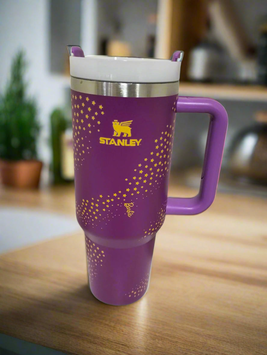 FREE Home Delivery, High Quality Stanley Tumbler With Straw, Lid, 40 Oz (1200ml) for Water, Coffee, Smoothies. Free Home Delivery In The Main Cities Of The UAE - كوب ستانلي عالي الجودة مع قشة
